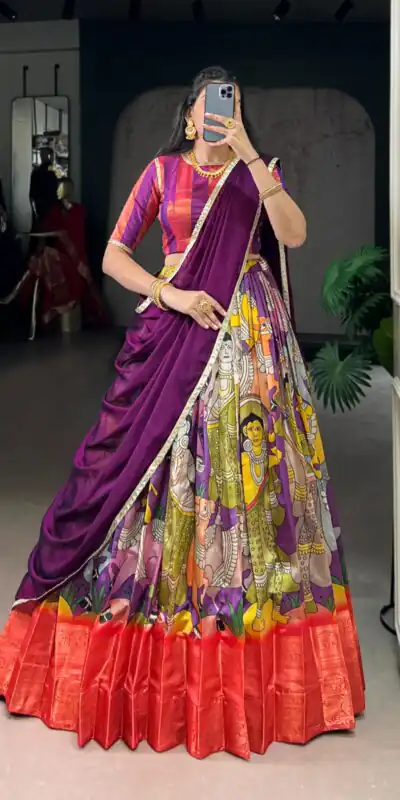 Purple Dola Silk Sequins Zari Work Lehenga Choli | Lehenga, Bollywood Lehenga, Creative Lehenga, Designer Lehenga, Embroidered Lehenga, Party Wear Lehenga