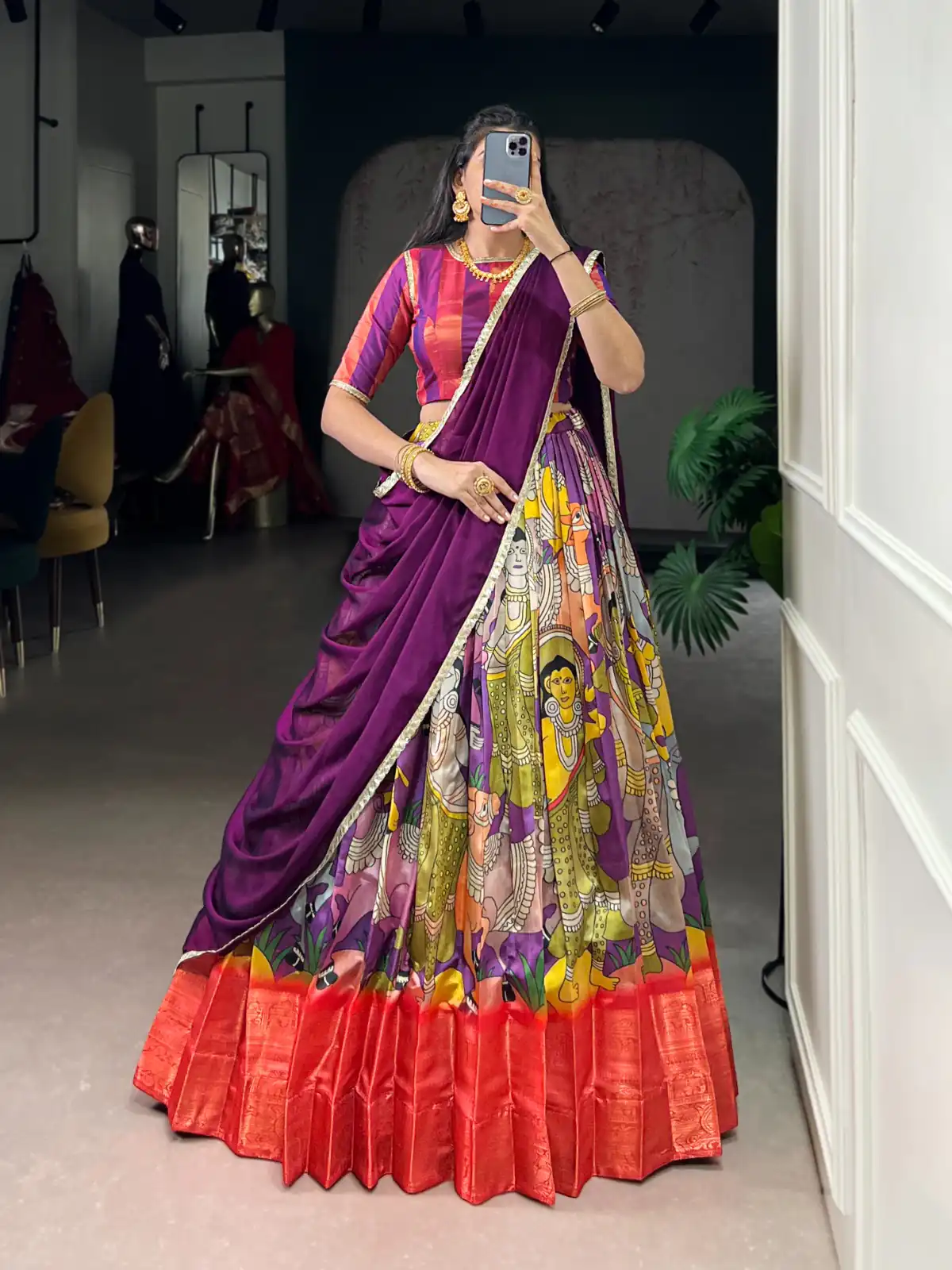 Purple Dola Silk Sequins Zari Work Lehenga Choli | Lehenga, Bollywood Lehenga, Creative Lehenga, Designer Lehenga, Embroidered Lehenga, Party Wear Lehenga