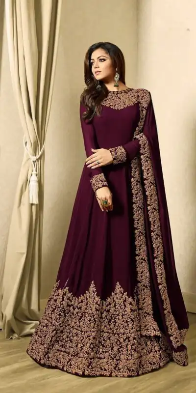 Purple Georgette Cording Sharara Suit | Jump Suits, Salwar suit, Casual Suits, Creative suits, Designer Suits, Palazzo Suits, Party Wear Suits, Patiala Suits, Straight Suits