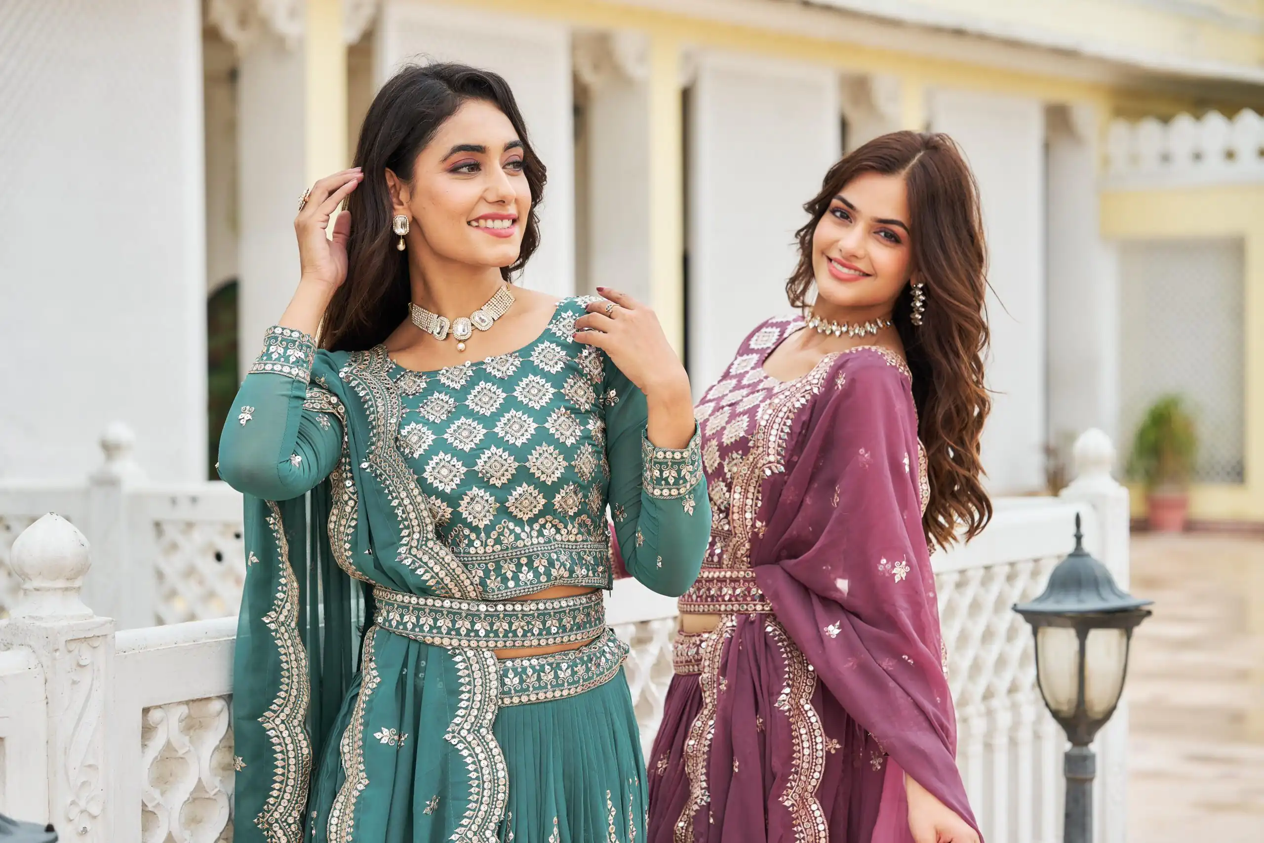 Purple Georgette Sequence Work Lehenga Choli | Lehenga, Bollywood Lehenga, Creative Lehenga, Designer Lehenga, Embroidered Lehenga, Party Wear Lehenga