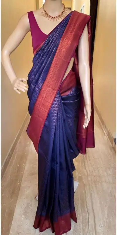 Purple Lichi Silk Jacquard Border Lace Work Saree | Sarees, Bollywood Sarees, Creative Sarees, Designer Sarees, Embroidered Sarees, Ethnic Saree, Modern Digital sarees, Party Wear Sarees