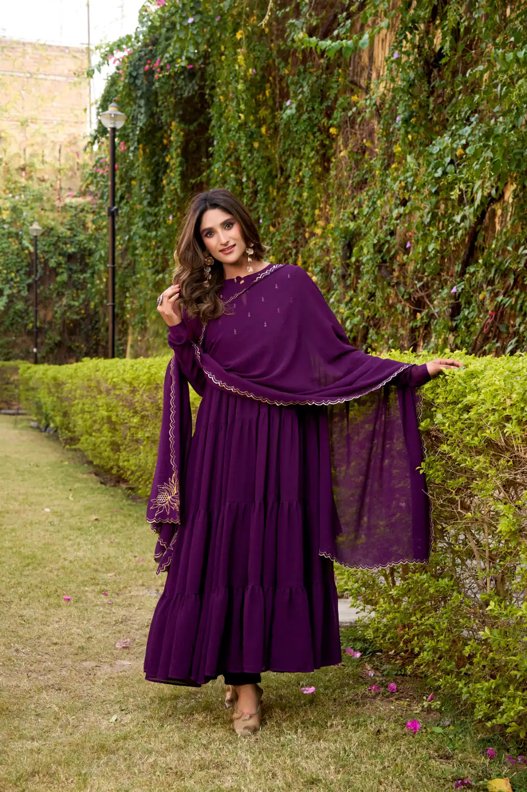 Purple Marbel Foil Work Salwar Suit | Jump Suits, Salwar suit, Casual Suits, Creative suits, Designer Suits, Palazzo Suits, Party Wear Suits, Patiala Suits, Straight Suits
