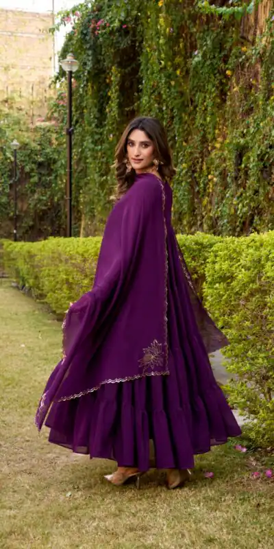 Purple Marbel Foil Work Salwar Suit | Jump Suits, Salwar suit, Casual Suits, Creative suits, Designer Suits, Palazzo Suits, Party Wear Suits, Patiala Suits, Straight Suits