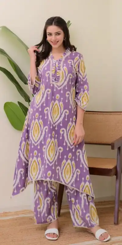 Purple Rayon Wood With Print Salwar Suit | Jump Suits, Salwar suit, Casual Suits, Creative suits, Designer Suits, Palazzo Suits, Party Wear Suits, Patiala Suits, Straight Suits