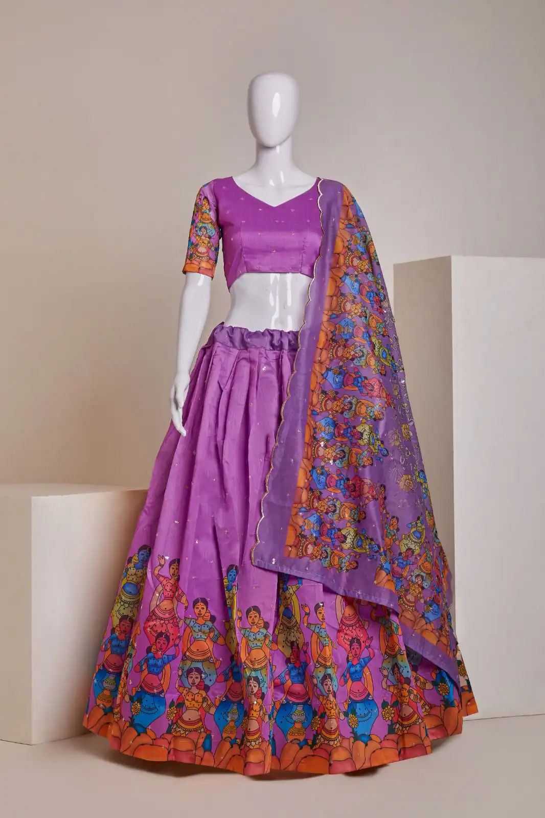 Purple Silk Embroidery Sequins Print Lehenga Choli | Lehenga, Bollywood Lehenga, Creative Lehenga, Designer Lehenga, Embroidered Lehenga, Party Wear Lehenga
