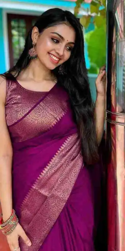 Purple Soft Silk Jacquard All Over Saree | Sarees, Bollywood Sarees, Creative Sarees, Designer Sarees, Embroidered Sarees, Ethnic Saree, Modern Digital sarees, Party Wear Sarees