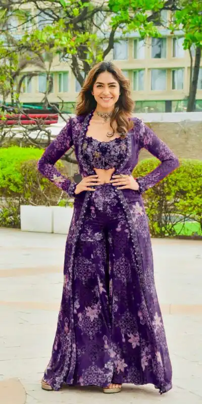 Purple Tubby Silk Digital Print Embroidery Salwar Suit | Jump Suits, Salwar suit, Casual Suits, Creative suits, Designer Suits, Palazzo Suits, Party Wear Suits, Patiala Suits, Straight Suits
