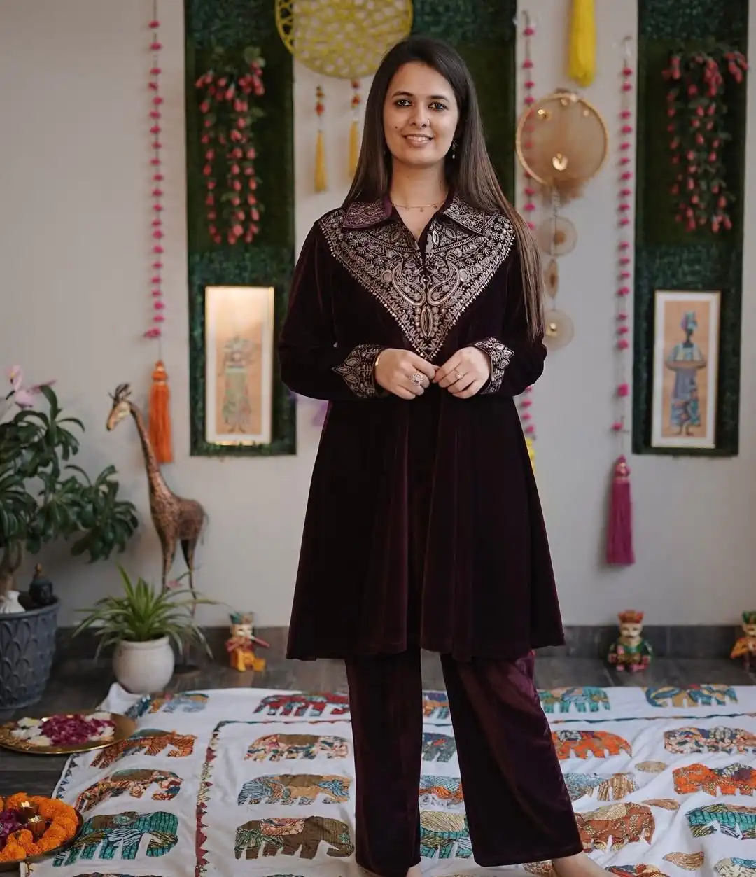 Purple Velvet Sequence Work Salwar Suit | Jump Suits, Salwar suit, Casual Suits, Creative suits, Designer Suits, Palazzo Suits, Party Wear Suits, Patiala Suits, Straight Suits