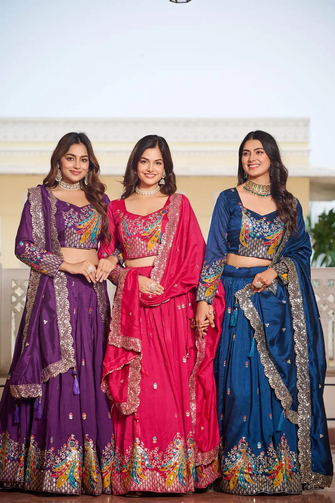 Purple Vichitra Embroidery Work Lehenga Choli | Lehenga, Bollywood Lehenga, Creative Lehenga, Designer Lehenga, Embroidered Lehenga, Party Wear Lehenga