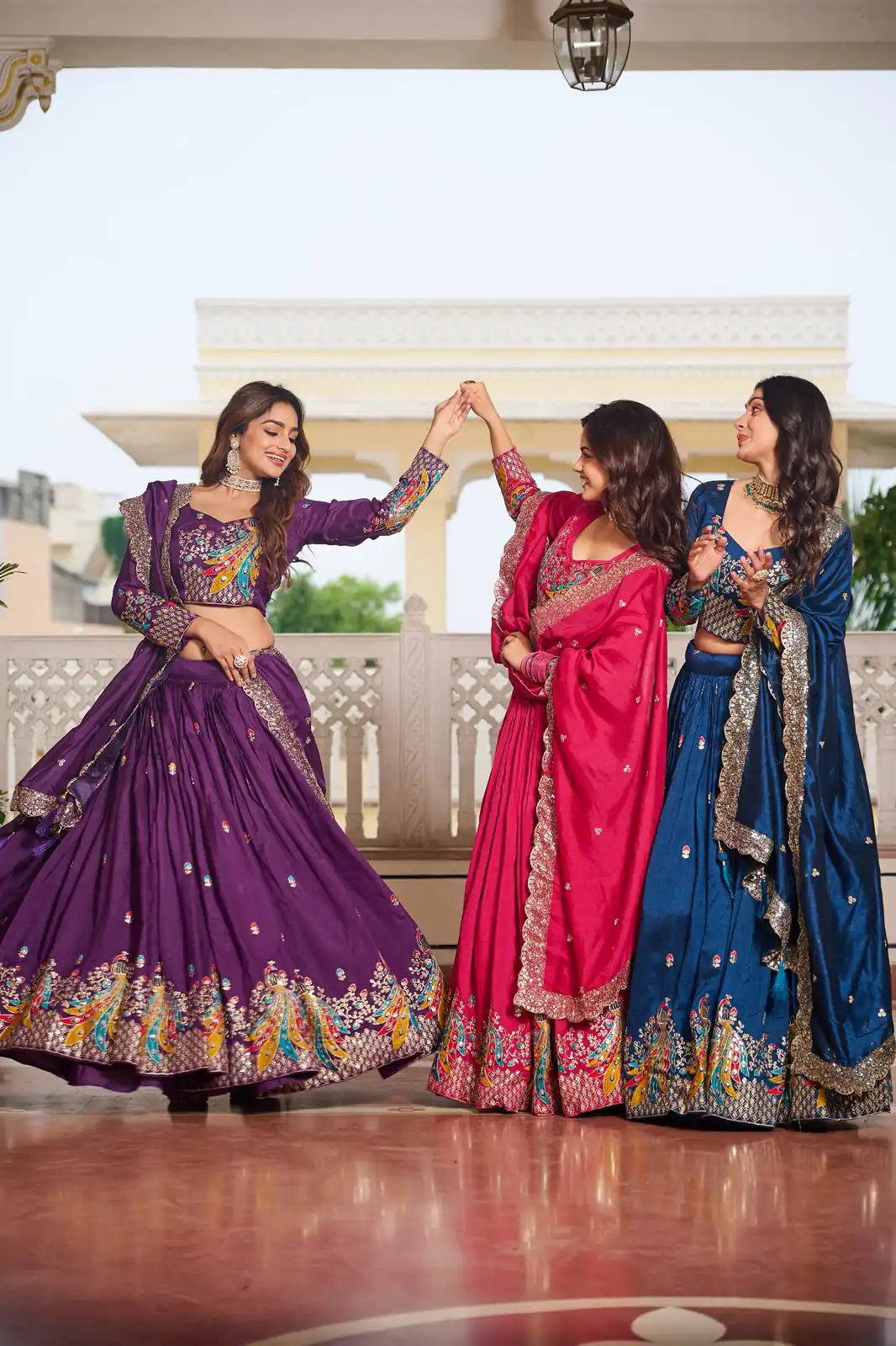 Purple Vichitra Embroidery Work Lehenga Choli | Lehenga, Bollywood Lehenga, Creative Lehenga, Designer Lehenga, Embroidered Lehenga, Party Wear Lehenga