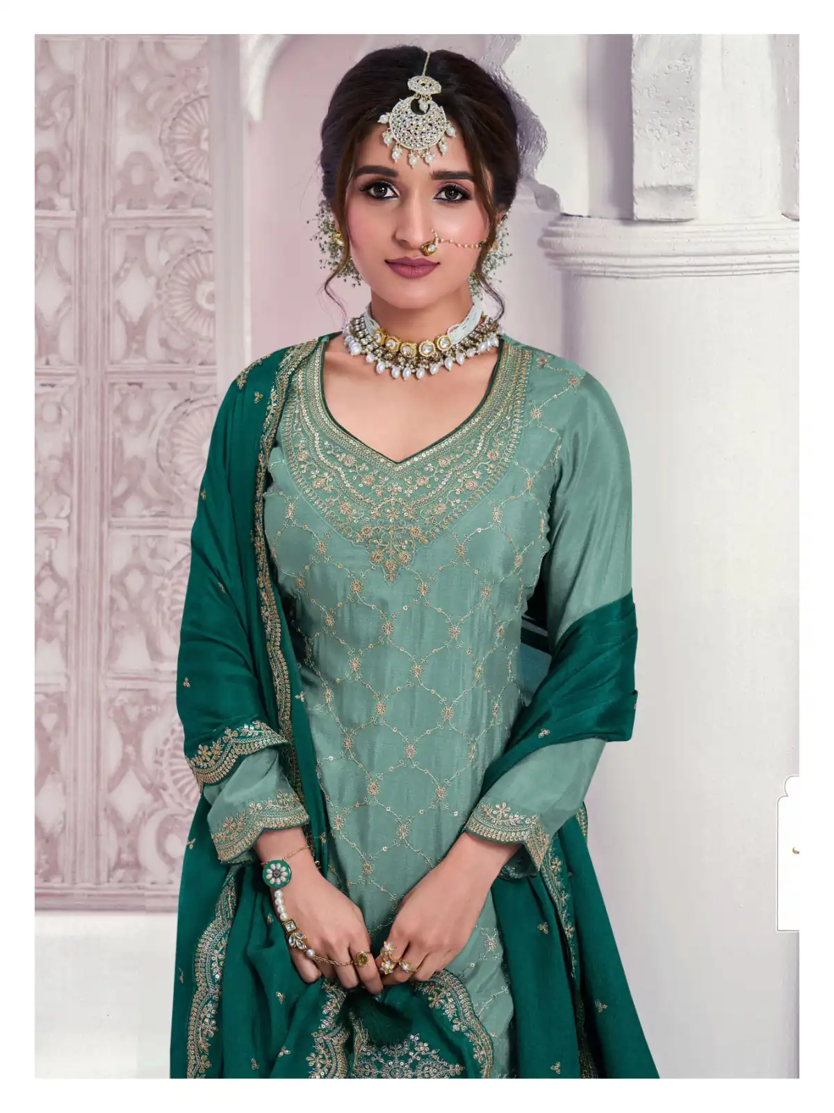 Rama Chinon Multi Coding Work Salwar Suit | Jump Suits, Salwar suit, Casual Suits, Creative suits, Designer Suits, Palazzo Suits, Party Wear Suits, Patiala Suits, Straight Suits