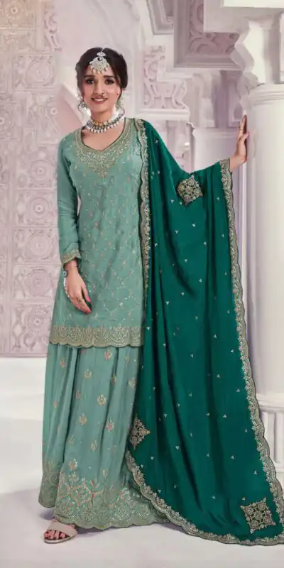 Rama Chinon Multi Coding Work Salwar Suit | Jump Suits, Salwar suit, Casual Suits, Creative suits, Designer Suits, Palazzo Suits, Party Wear Suits, Patiala Suits, Straight Suits