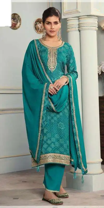 Rama Viscose Silk Sequence Work Digital Print Salwar Suit | Jump Suits, Salwar suit, Casual Suits, Creative suits, Designer Suits, Palazzo Suits, Party Wear Suits, Patiala Suits, Straight Suits