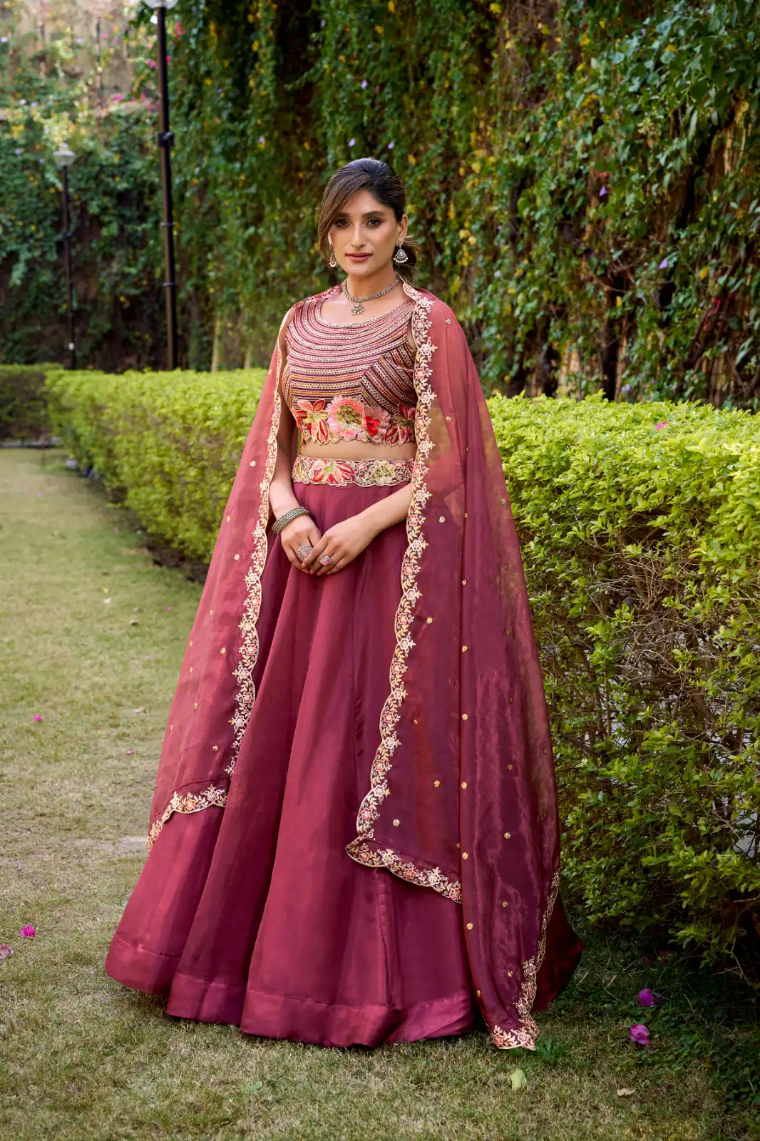 Rani Pink Chanda Silk Sequins Work Lehenga Choli | Lehenga, Bollywood Lehenga, Creative Lehenga, Designer Lehenga, Embroidered Lehenga, Party Wear Lehenga
