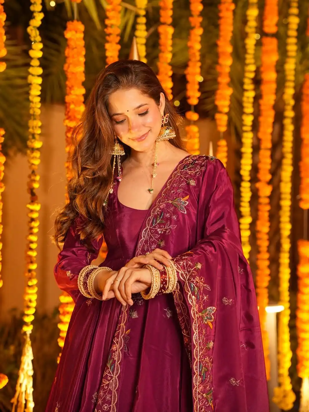 Rani Pink Crap Silk Thread Work Salwar Suit | Jump Suits, Salwar suit, Casual Suits, Creative suits, Designer Suits, Palazzo Suits, Party Wear Suits, Patiala Suits, Straight Suits