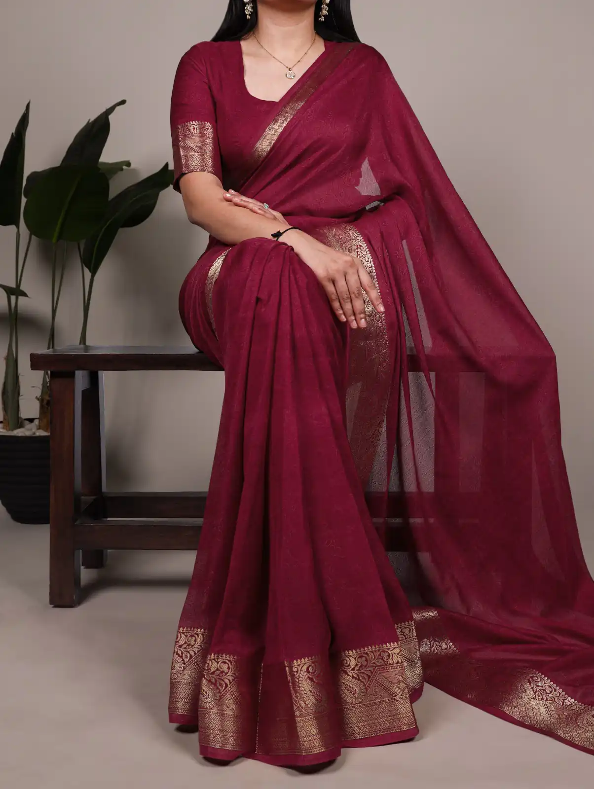 Rani Pink Mass Mello Zari Work Saree | Sarees, Bollywood Sarees, Creative Sarees, Designer Sarees, Embroidered Sarees, Ethnic Saree, Modern Digital sarees, Party Wear Sarees