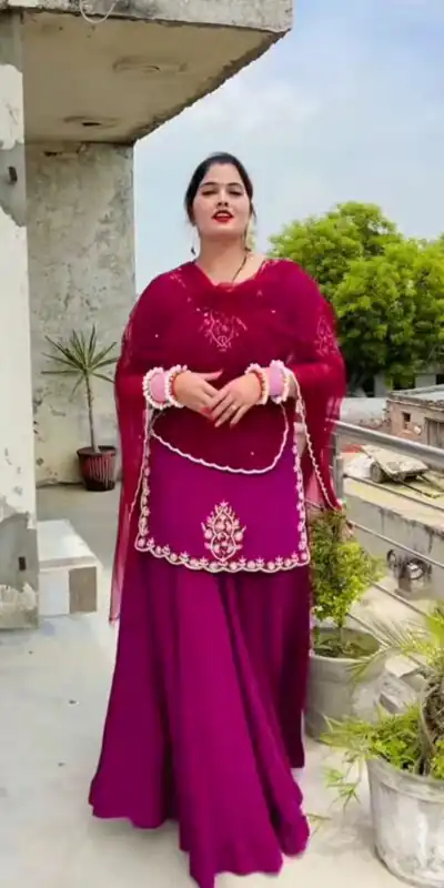 Rani Pink Natural Crep Silk Sequence Lehenga Choli | Jump Suits, Salwar suit, Casual Suits, Creative suits, Designer Suits, Palazzo Suits, Party Wear Suits, Patiala Suits, Straight Suits