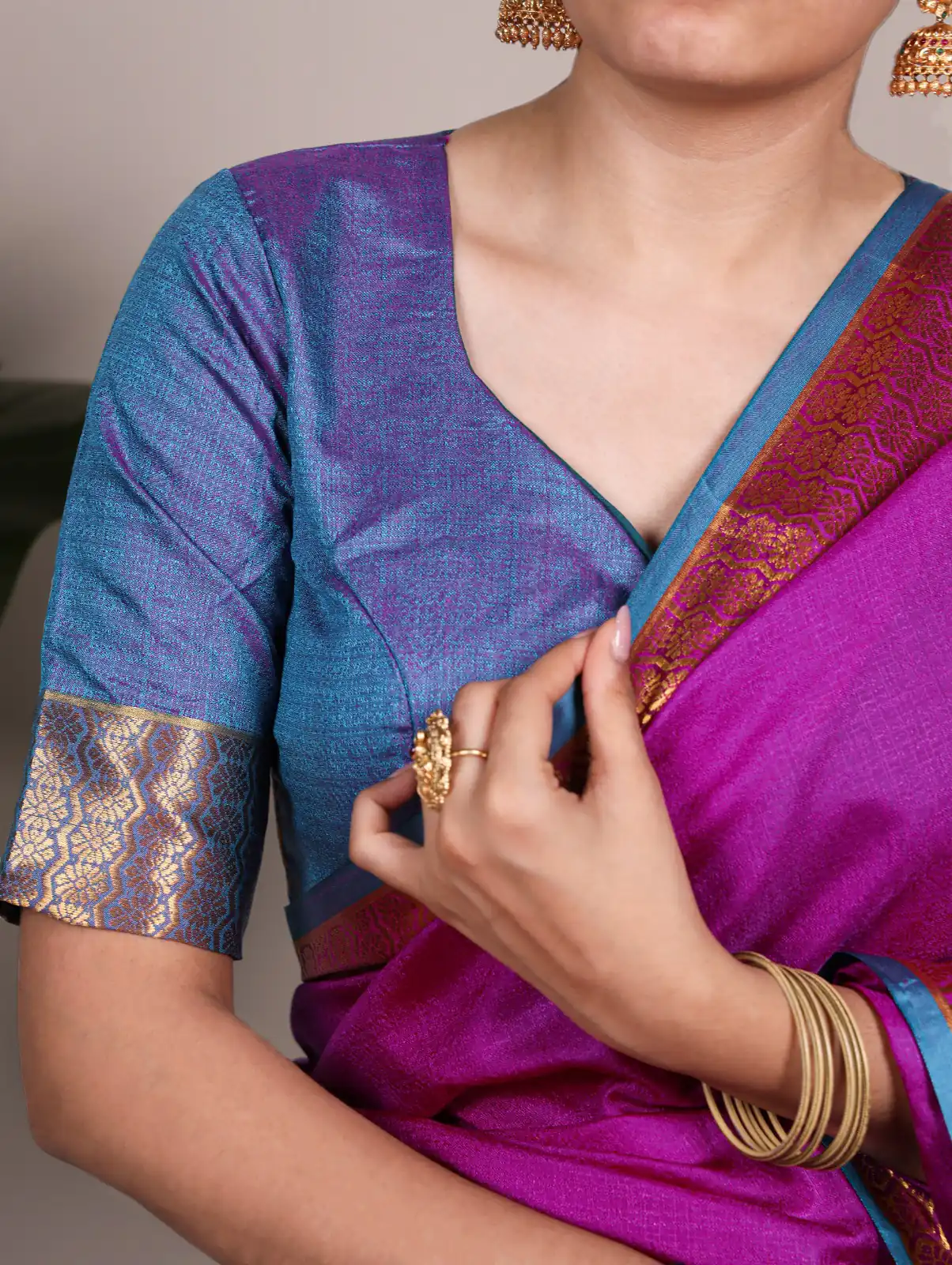 Rani Pink Poly Cotton Zari Work Saree | Sarees, Bollywood Sarees, Creative Sarees, Designer Sarees, Embroidered Sarees, Ethnic Saree, Modern Digital sarees, Party Wear Sarees