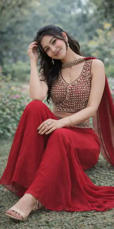 Red Banglory Silk Sequins Work Salwar Suit | Jump Suits, Salwar suit, Casual Suits, Creative suits, Designer Suits, Palazzo Suits, Party Wear Suits, Patiala Suits, Straight Suits