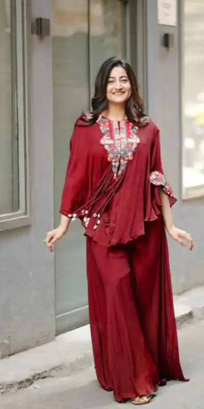 Red Chinon Sequence Salwar Suit | Jump Suits, Salwar suit, Casual Suits, Creative suits, Designer Suits, Palazzo Suits, Party Wear Suits, Patiala Suits, Straight Suits