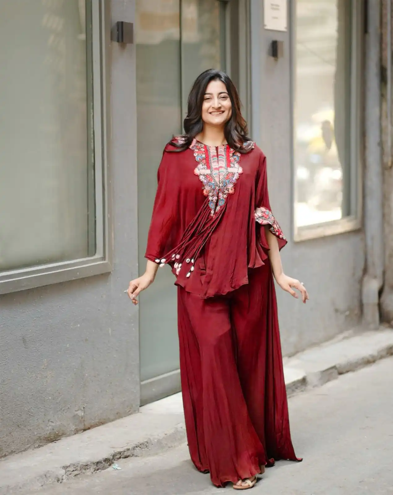 Red Chinon Sequence Salwar Suit | Jump Suits, Salwar suit, Casual Suits, Creative suits, Designer Suits, Palazzo Suits, Party Wear Suits, Patiala Suits, Straight Suits