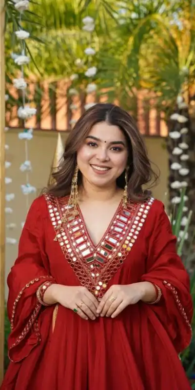 Red Cosmos Mirror Lace Work Salwar Suit | Jump Suits, Salwar suit, Casual Suits, Creative suits, Designer Suits, Palazzo Suits, Party Wear Suits, Patiala Suits, Straight Suits