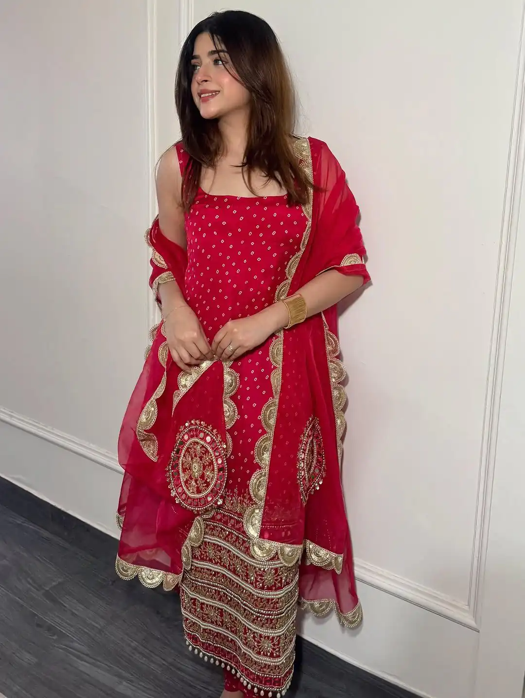 Red Faux Georgette Mirror Embroidery Work Salwar Suit | Jump Suits, Salwar suit, Casual Suits, Creative suits, Designer Suits, Palazzo Suits, Party Wear Suits, Patiala Suits, Straight Suits