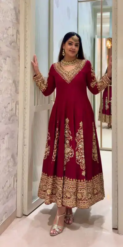 Red Faux Georgette Sequence Lace Work Salwar Suit | Jump Suits, Salwar suit, Casual Suits, Creative suits, Designer Suits, Palazzo Suits, Party Wear Suits, Patiala Suits, Straight Suits