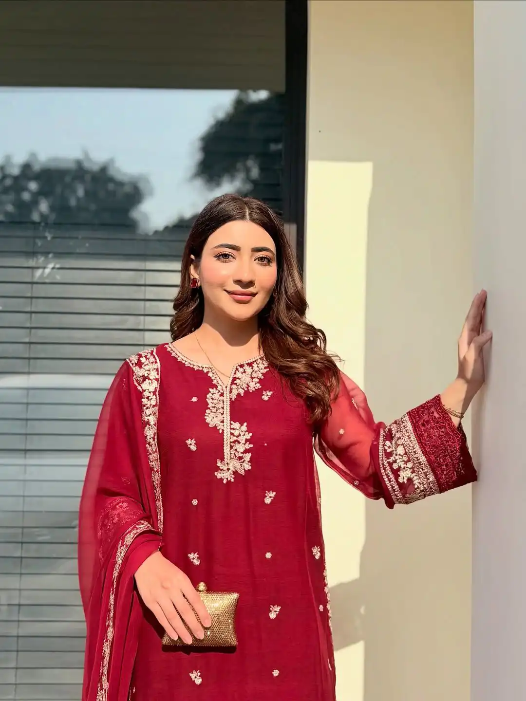 Red French Crap Embroidery Cut Work Salwar Suit | Jump Suits, Salwar suit, Casual Suits, Creative suits, Designer Suits, Palazzo Suits, Party Wear Suits, Patiala Suits, Straight Suits