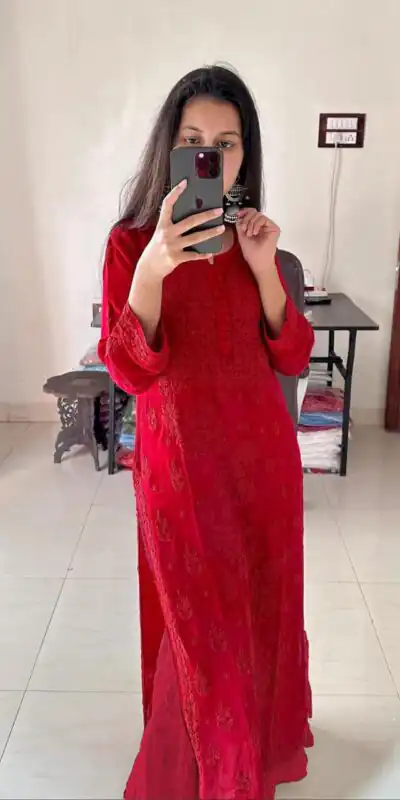 Red Georgette Embroidery Salwar Suit | Jump Suits, Salwar suit, Casual Suits, Creative suits, Designer Suits, Palazzo Suits, Party Wear Suits, Patiala Suits, Straight Suits
