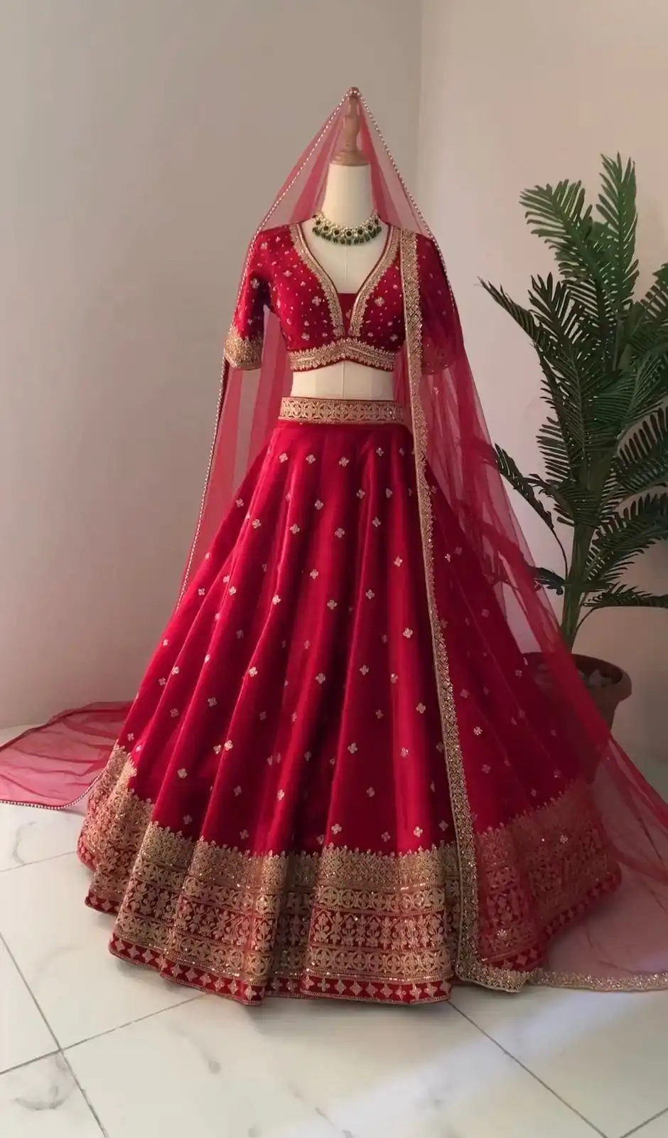Red Georgette Embroidery Sequence Lehenga Choli | Lehenga, Bollywood Lehenga, Creative Lehenga, Designer Lehenga, Embroidered Lehenga, Party Wear Lehenga