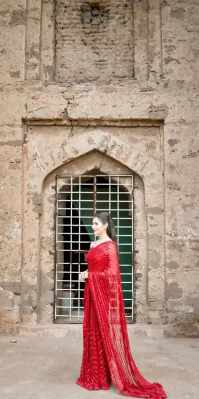 Red Georgette Embroidery Sequence Work Saree | Sarees, Bollywood Sarees, Creative Sarees, Designer Sarees, Embroidered Sarees, Ethnic Saree, Modern Digital sarees, Party Wear Sarees