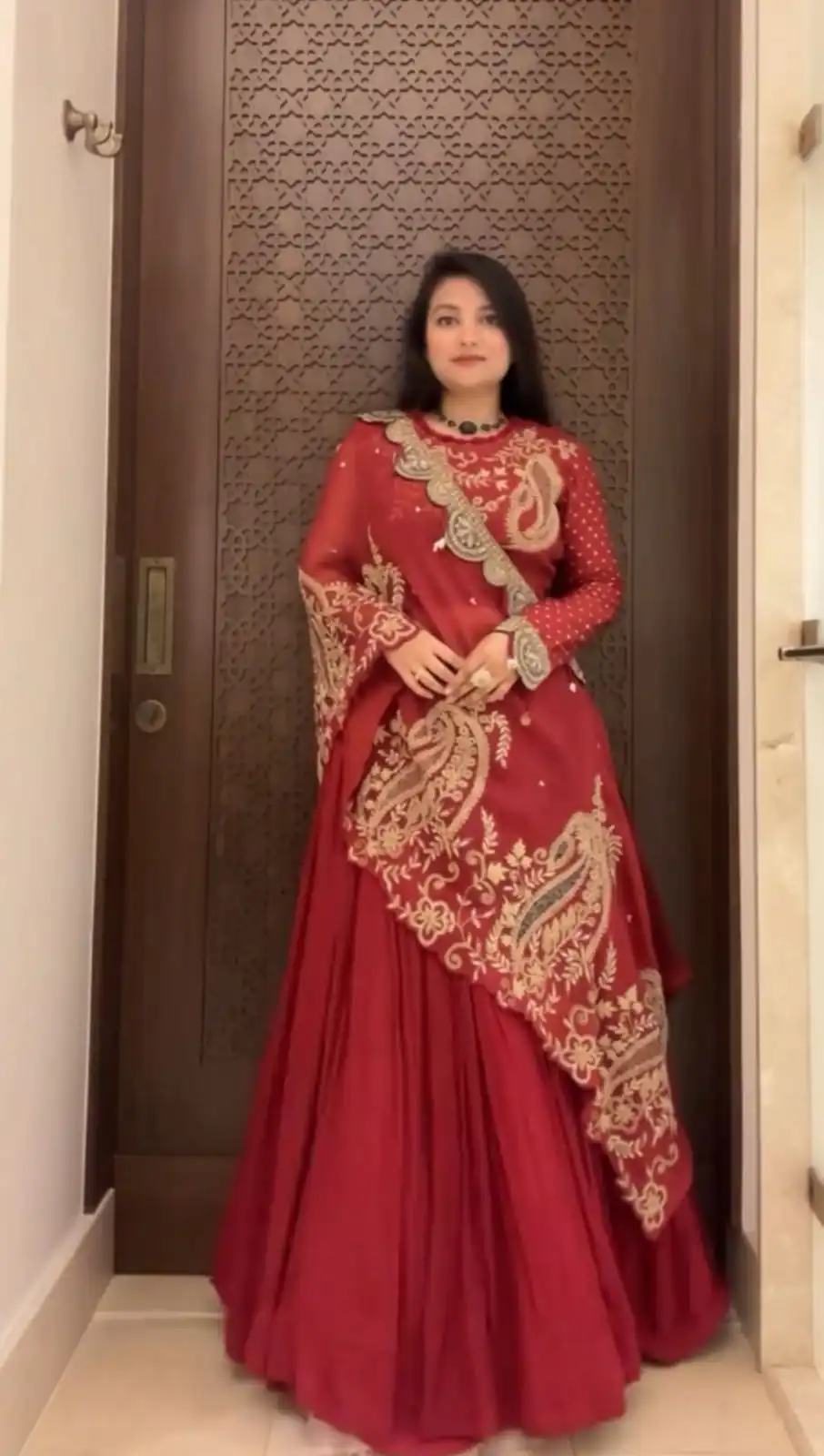 Red Georgette Embroidery Work Lehenga Choli | Lehenga, Bollywood Lehenga, Creative Lehenga, Designer Lehenga, Embroidered Lehenga, Party Wear Lehenga