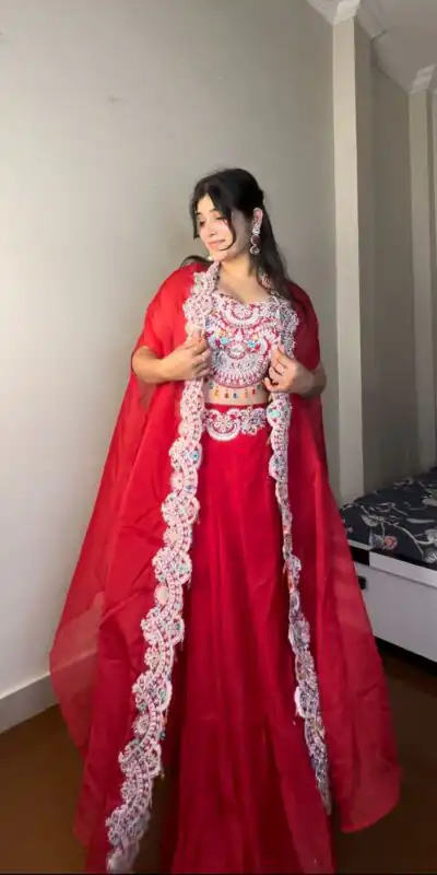Red Georgette Sequence Diamond Work Dhoti Suit | Jump Suits, Salwar suit, Casual Suits, Creative suits, Designer Suits, Palazzo Suits, Party Wear Suits, Patiala Suits, Straight Suits