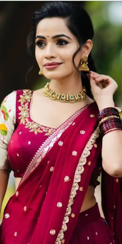 Red Georgette Sequence Work Lehenga Choli | Lehenga, Bollywood Lehenga, Creative Lehenga, Designer Lehenga, Embroidered Lehenga, Party Wear Lehenga