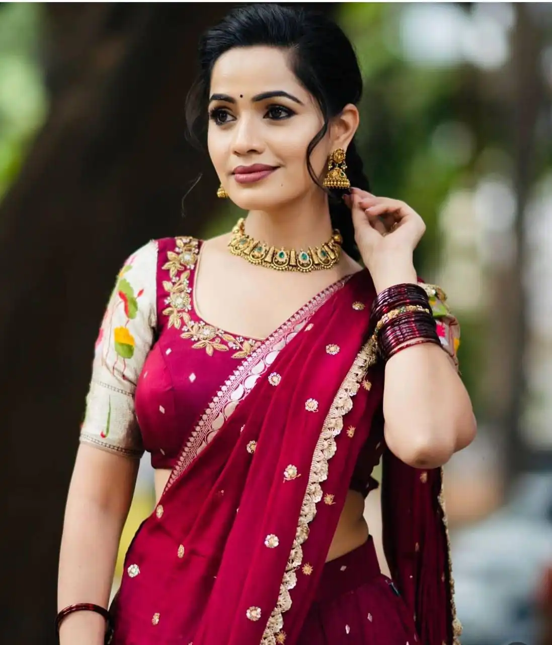 Red Georgette Sequence Work Lehenga Choli | Lehenga, Bollywood Lehenga, Creative Lehenga, Designer Lehenga, Embroidered Lehenga, Party Wear Lehenga