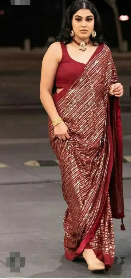 Red Georgette With Sequence All Over Saree | Sarees, Bollywood Sarees, Creative Sarees, Designer Sarees, Embroidered Sarees, Ethnic Saree, Modern Digital sarees, Party Wear Sarees