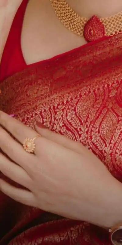Red Lichi Silk Jacquard Lace Saree | Sarees, Bollywood Sarees, Creative Sarees, Designer Sarees, Embroidered Sarees, Ethnic Saree, Modern Digital sarees, Party Wear Sarees