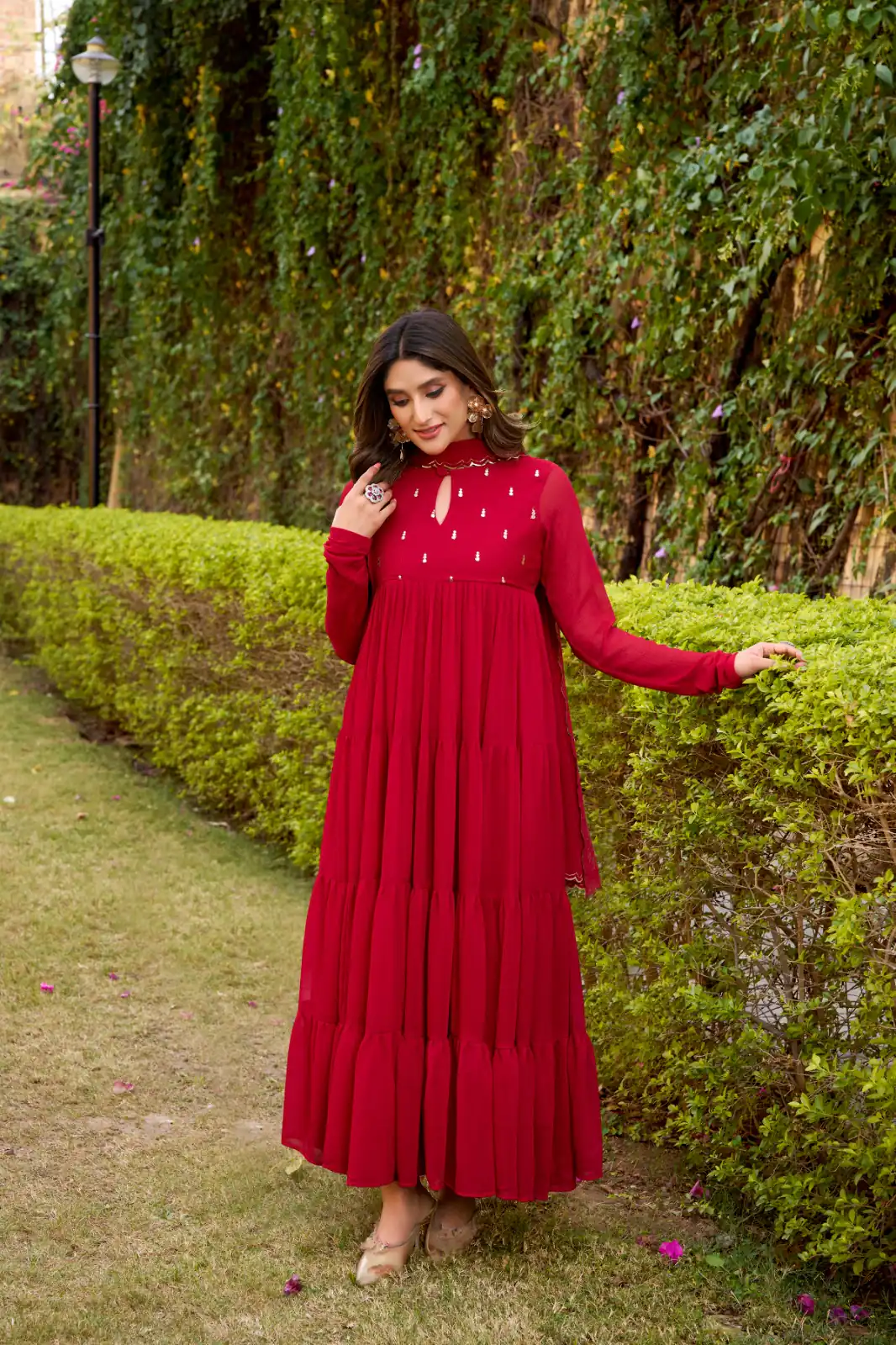 Red Marbel Foil Work Salwar Suit | Jump Suits, Salwar suit, Casual Suits, Creative suits, Designer Suits, Palazzo Suits, Party Wear Suits, Patiala Suits, Straight Suits