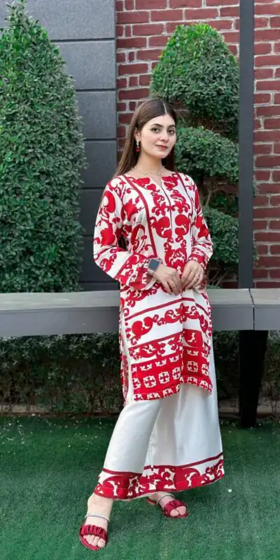 Red Natural Crape Digital Print Salwar Suit | Jump Suits, Salwar suit, Casual Suits, Creative suits, Designer Suits, Palazzo Suits, Party Wear Suits, Patiala Suits, Straight Suits