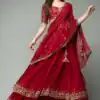 Red Sequins Work Lehenga Choli | Lehenga, Bollywood Lehenga, Creative Lehenga, Designer Lehenga, Embroidered Lehenga, Party Wear Lehenga