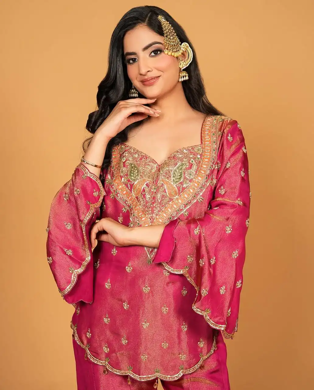 Red Simar Silk Embroidery Work Salwar Suit | Jump Suits, Salwar suit, Casual Suits, Creative suits, Designer Suits, Palazzo Suits, Party Wear Suits, Patiala Suits, Straight Suits