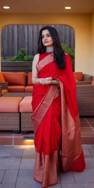 Red Soft Silk Cloth Jacquard All Over Saree | Sarees, Bollywood Sarees, Creative Sarees, Designer Sarees, Embroidered Sarees, Ethnic Saree, Modern Digital sarees, Party Wear Sarees
