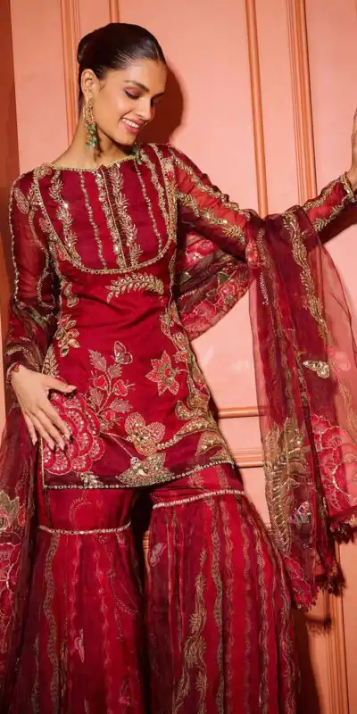 Red Tabby Silk Mirror Sequins Work Salwar Suit | Jump Suits, Salwar suit, Casual Suits, Creative suits, Designer Suits, Palazzo Suits, Party Wear Suits, Patiala Suits, Straight Suits