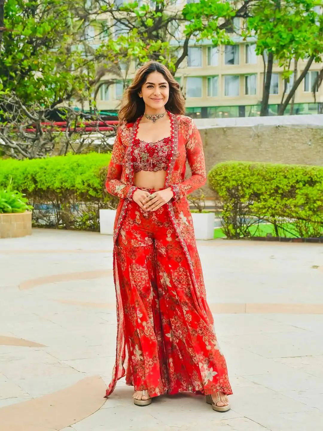 Red Tubby Silk Digital Print Embroidery Salwar Suit | Jump Suits, Salwar suit, Casual Suits, Creative suits, Designer Suits, Palazzo Suits, Party Wear Suits, Patiala Suits, Straight Suits