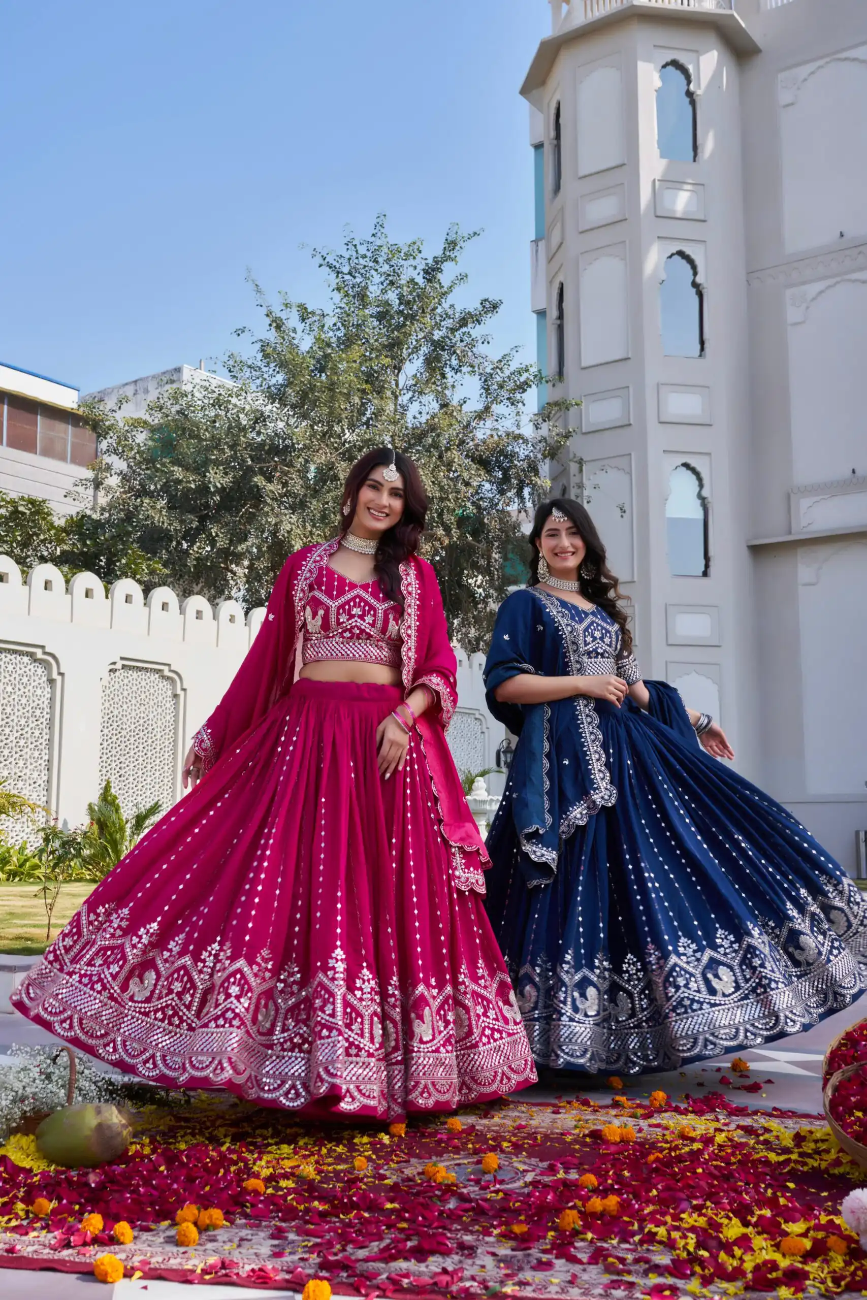 Red Vichitra Embroidery Work Lehenga Choli | Lehenga, Bollywood Lehenga, Creative Lehenga, Designer Lehenga, Embroidered Lehenga, Party Wear Lehenga