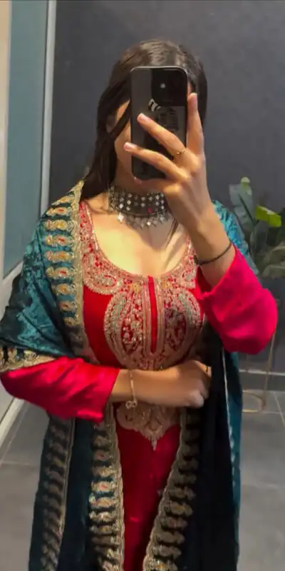 Red Viscose Velvet Lace Embroidery Work Salwar Suit | Jump Suits, Salwar suit, Casual Suits, Creative suits, Designer Suits, Palazzo Suits, Party Wear Suits, Patiala Suits, Straight Suits