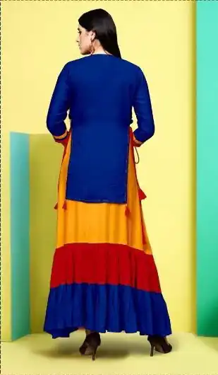 Royal Blue 14 kg Rayon With Plain Gown | Jump Suits, Salwar suit, Casual Suits, Creative suits, Designer Suits, Palazzo Suits, Party Wear Suits, Patiala Suits, Straight Suits
