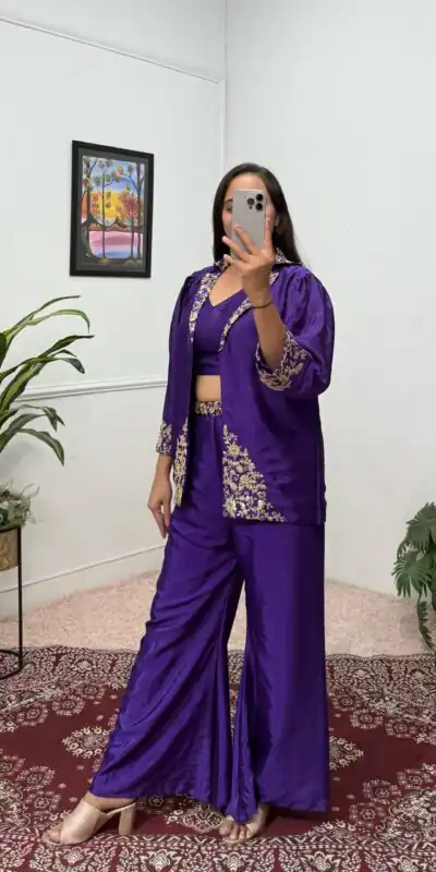 Royal Blue Chinon Embroidery Work Pattern Salwar Suit | Jump Suits, Salwar suit, Casual Suits, Creative suits, Designer Suits, Palazzo Suits, Party Wear Suits, Patiala Suits, Straight Suits