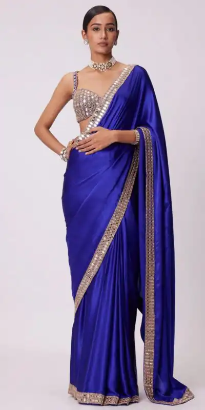 Royal Blue Rangoli Silk Heavy Coding Embroidery Lace In Border Saree | Sarees, Bollywood Sarees, Creative Sarees, Designer Sarees, Embroidered Sarees, Ethnic Saree, Modern Digital sarees, Party Wear Sarees